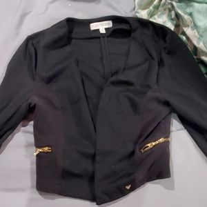 Guess black blazer XL
